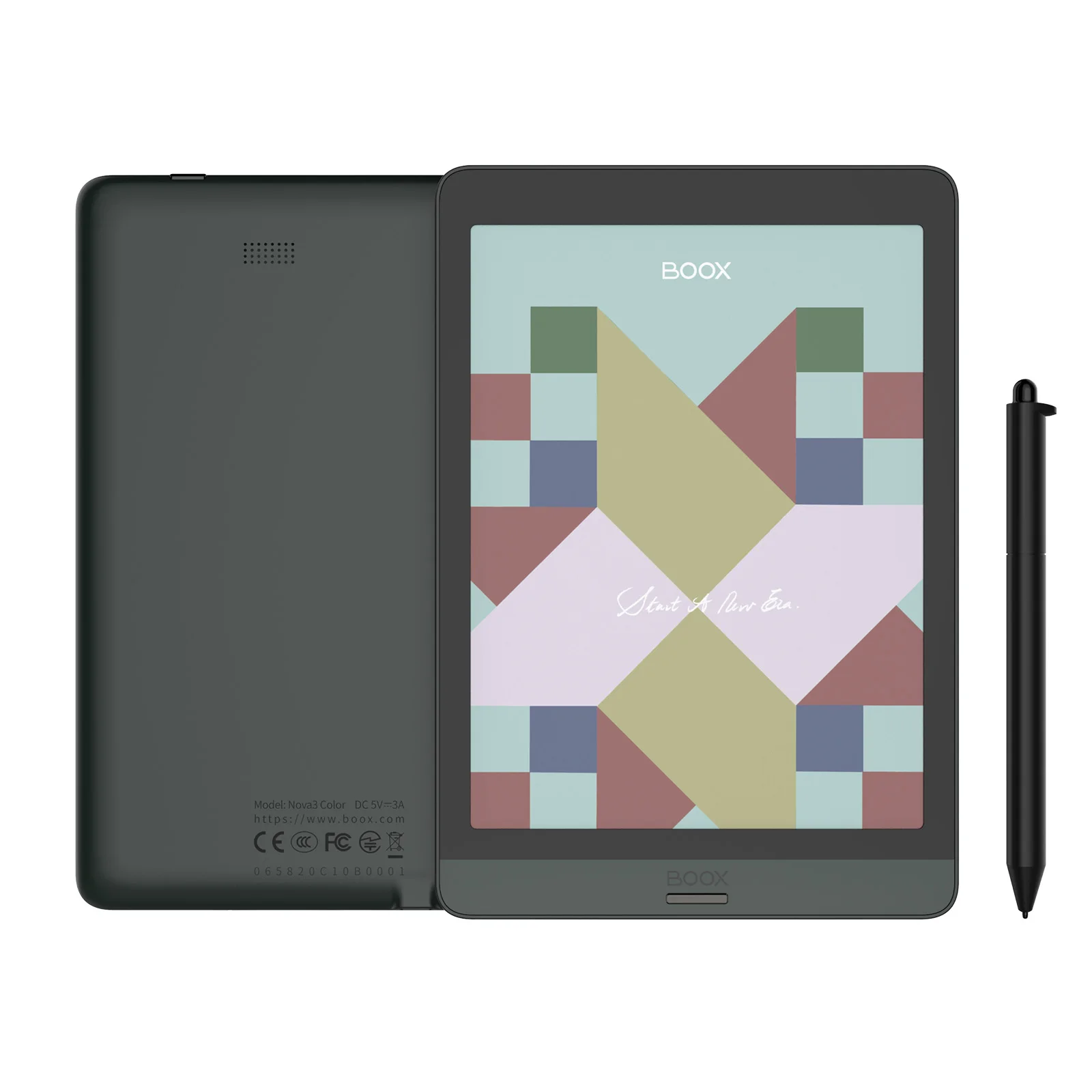 
The 7.8 inch Boox Nova 3 color with new Kaleido screen reading and writing Ereader 