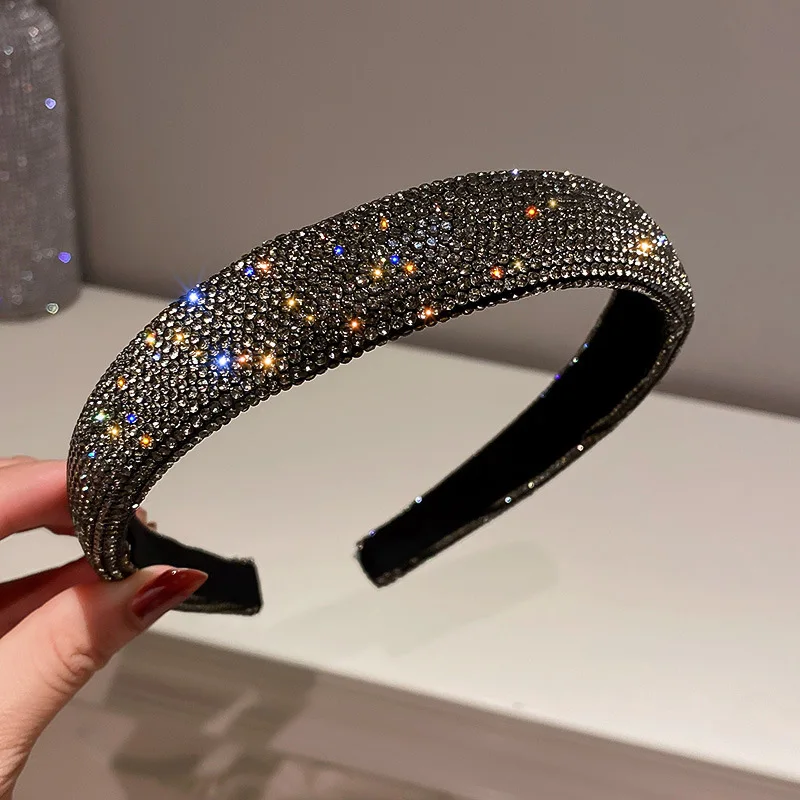 2022 holiday design women headband Jeweled Bling rhinestone party Hairband christmas Hair Accessories