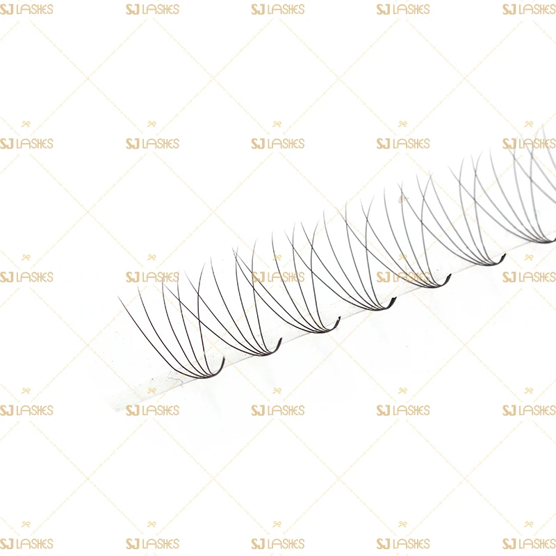 3D 4D 5D 6D 8D 10D 14D  Premade Volume Fans Sharp Pointy Premade Fan Lashes L M Curl Premade Fans Lashes