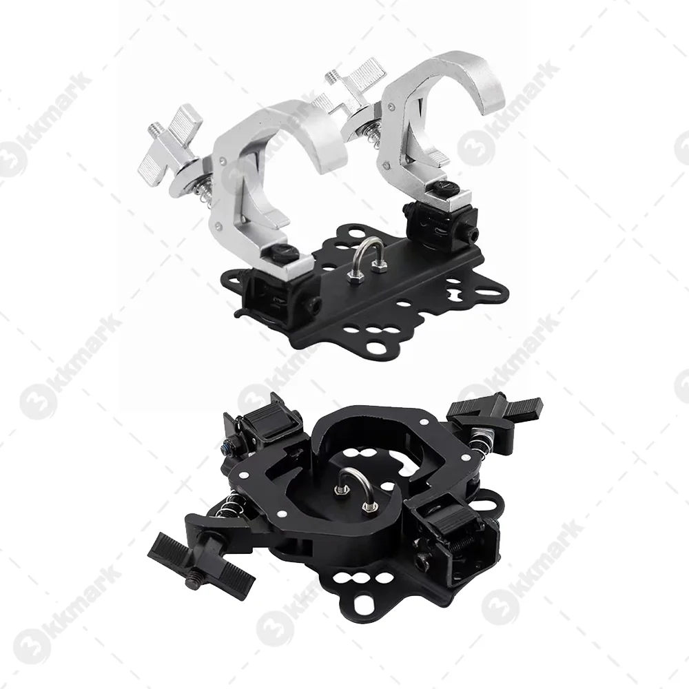 kkmark 48-51mm 100kg stage Par Light Coupler Aluminum Truss Display System QUICK RIG CLAMP WITH CONNECTOR