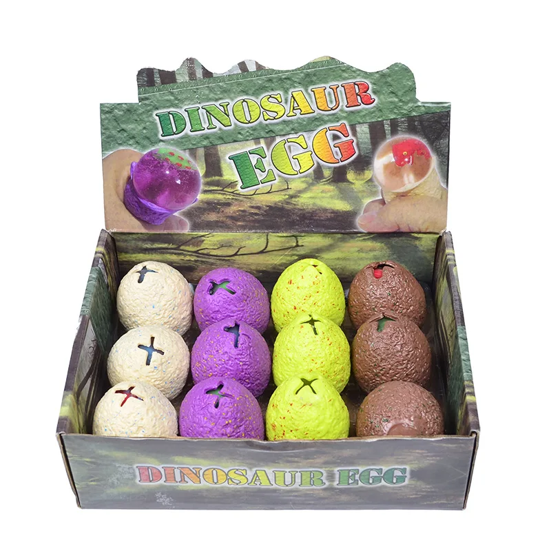 Hot Selling Kids Toys TPR Animal Toy Squeeze Dinosaur Egg Stress Relief Venting Toys