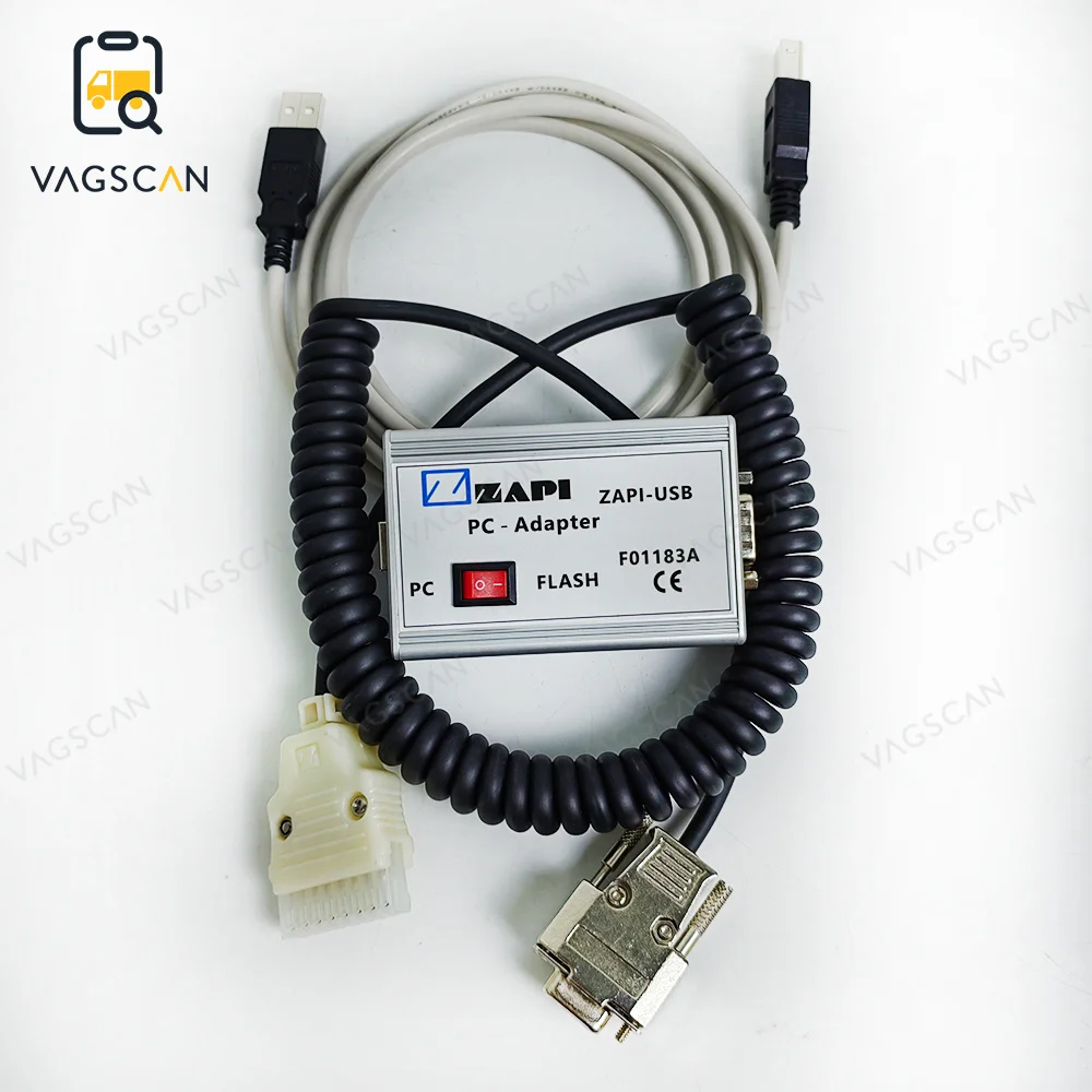 Для контроллера ZAPI подходит ZAPI-USB регулировки параметров + Программное обеспечение Электрический F01183A программист кабель для передачи данных диагностический инструмент