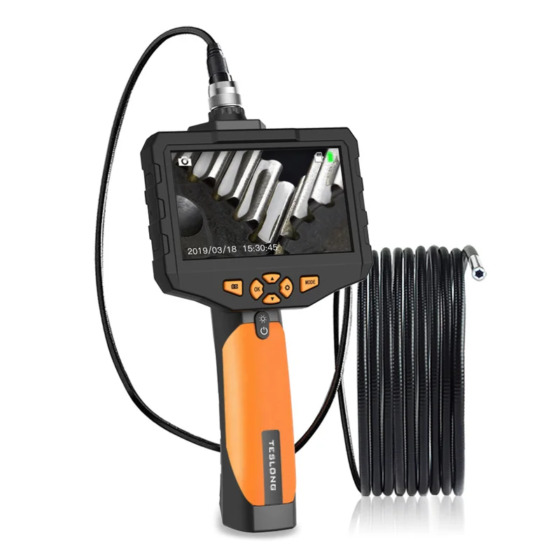 Teslong NTS300 Auto-focus Digital Video Inspection Borescope Camera With 5.0 inch HD screen Industrial Endoscope Diagnosis Tool