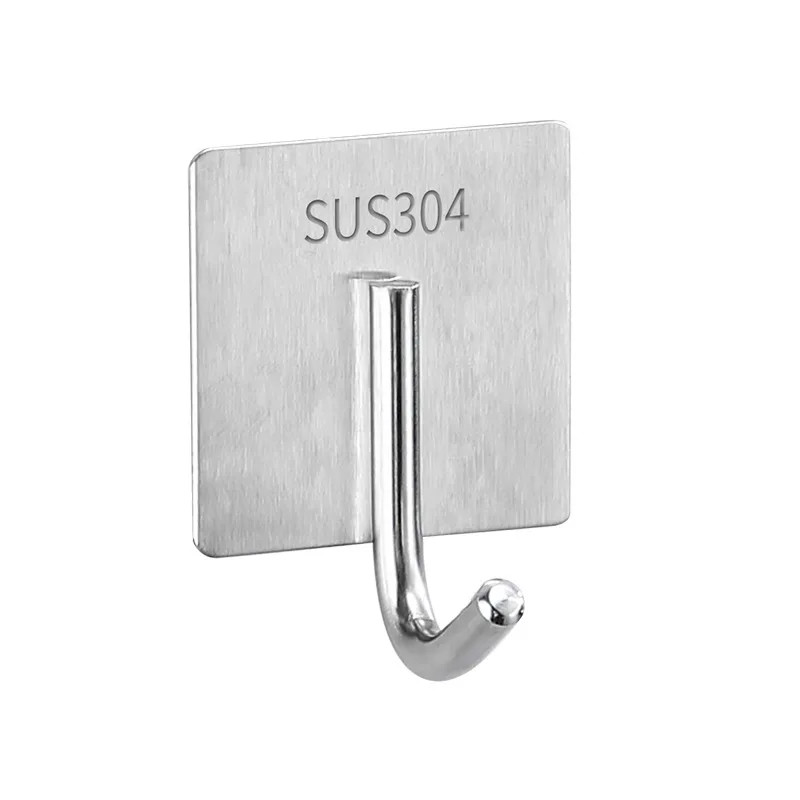 304 Stainless Steel No Drilling Wall Hanging Novelty Wall  Hooks