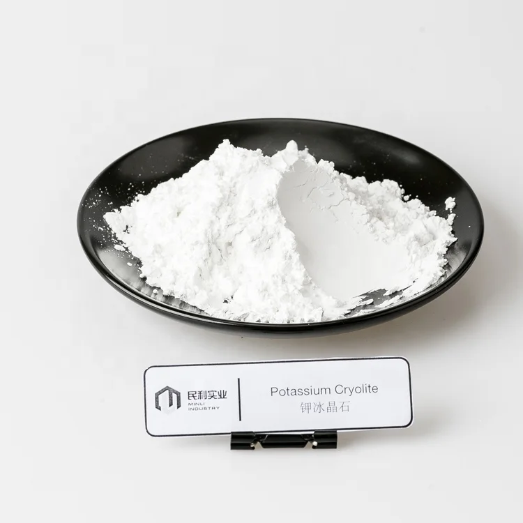 Potassium cryolite crystal powder for fluxes aluminum alloys