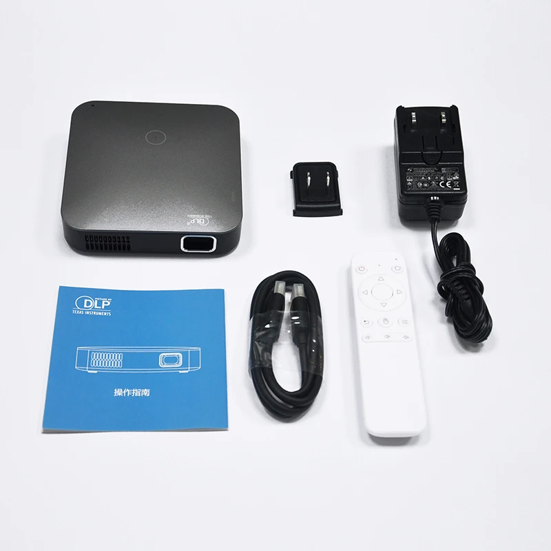 {Лидер продаж Amazon} S200 портативный проектор Android 7 1 OS беспроводной для смартфона DLP светодиодный домашний кинотеатр