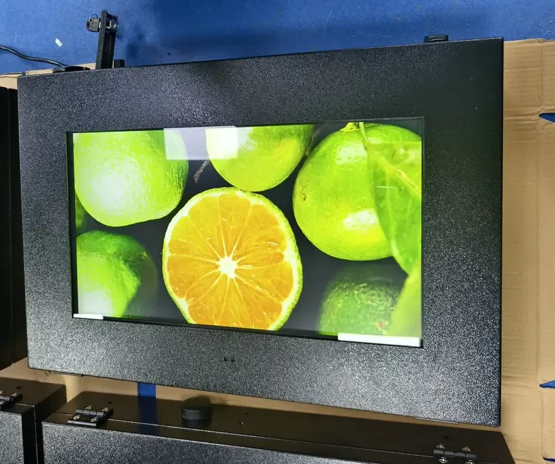 Factory Cheap Price 21.5 Inch 1080P IPS LCD Panel Wall Mounted Garbage Station Display Outdoor 1500Nits IP65 LCD Digital Signage