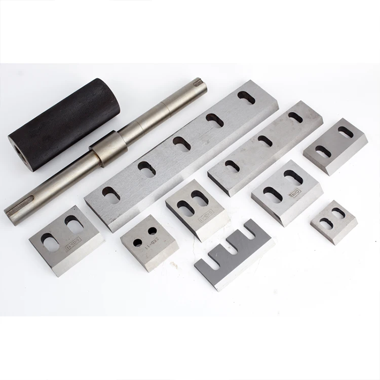 Customize inlay planer crusher blade