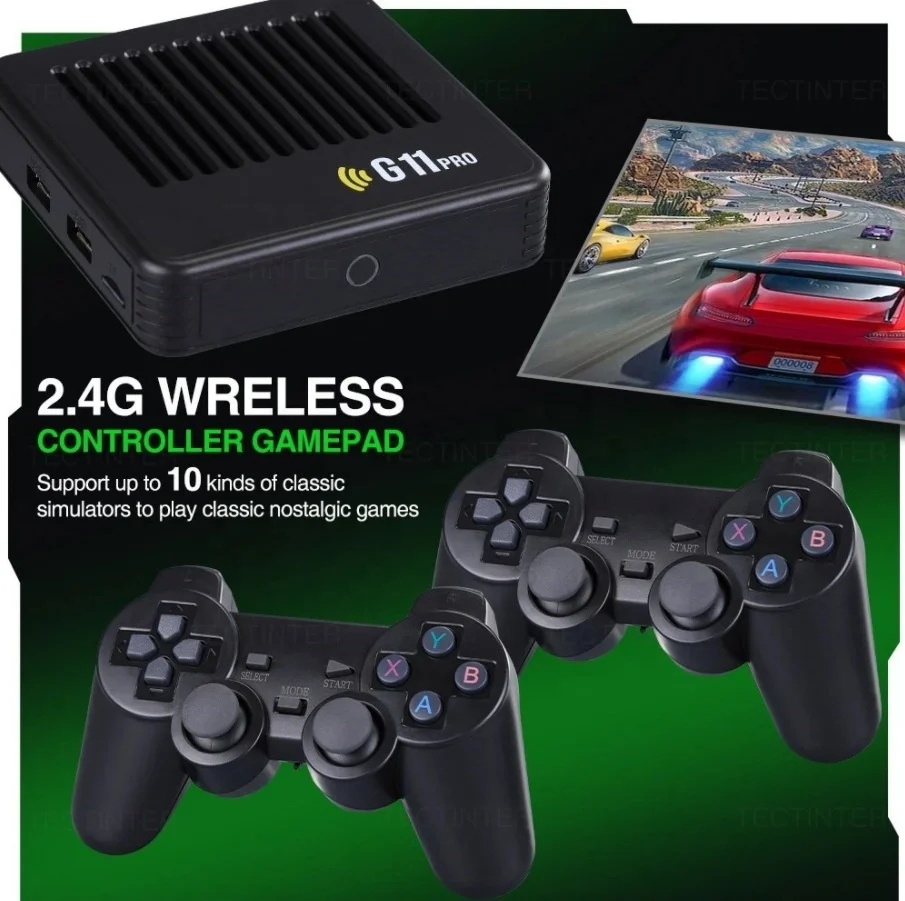 Классическая Игровая приставка D G11 Pro ретро-консоль для ТВ 10000 игр 4K HD выход Wi-Fi игровая