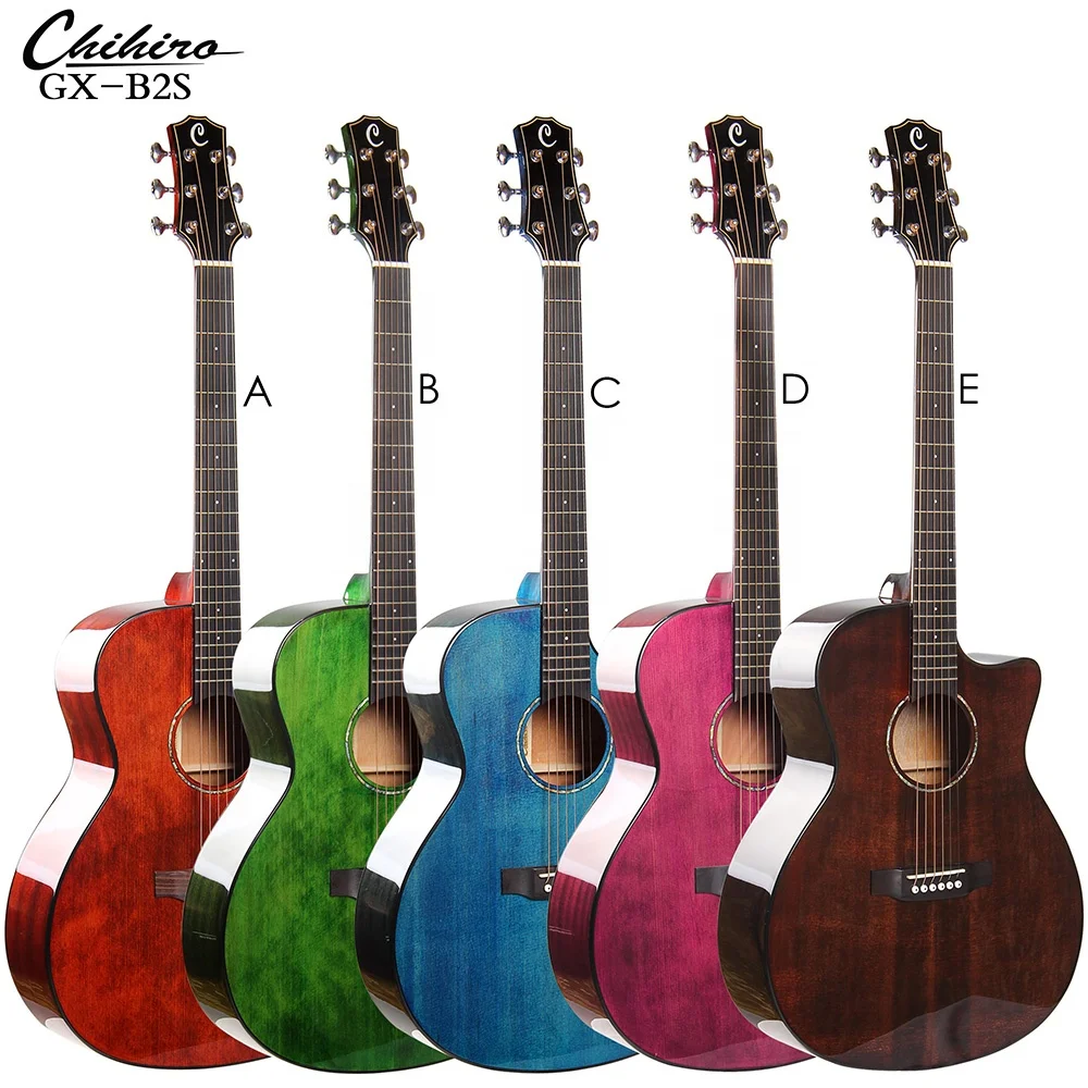 GX-B2S   Hot Selling Chihiro Acoustic Guitar 6 Strings Korean Import Guitar Strings Guitar China