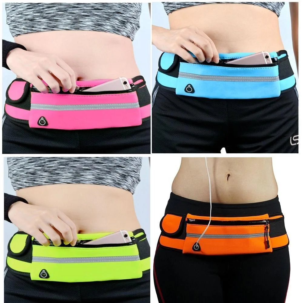 Custom Fashion Portable Waterproof Outdoor Sports Fanny Pack Running waist belt bags