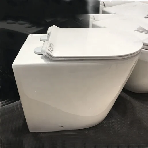  Новая Ванная комната оптом керамическая уборка p-trap водосберегающий обратно к стене Туалет с сиденьем для унитаза рынка