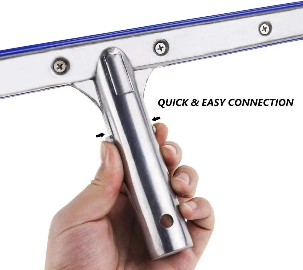 swimming pool cleaning equipment 18-Inch Heavy Duty Stainless Steel Swimming Pool Cleaning Brush