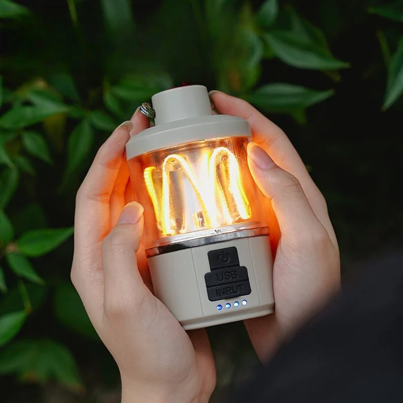 Wason New Small Portable Cute Ultra Bright Led Camping Lamp Popular Unique Style Rechargeable Outdoor Led Lantern With Lanyard