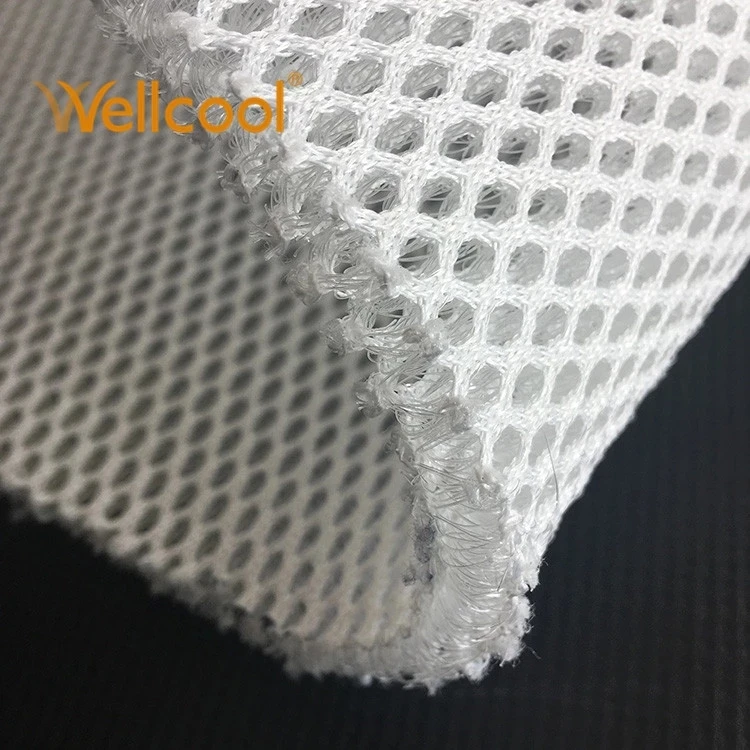Professional 8mm, 12mm thickness 3d mesh spacer fabric for 3d breathable cooling mattress and pillow