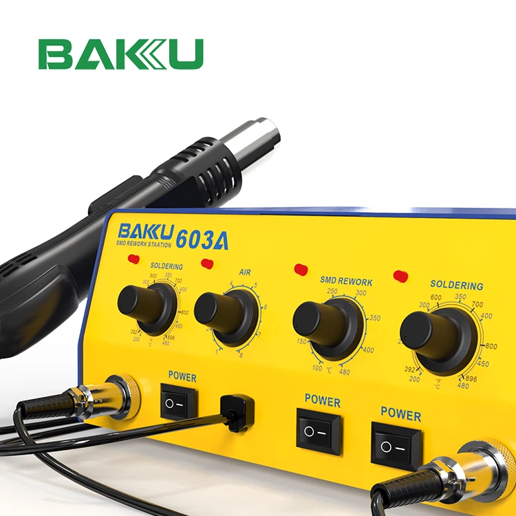 New 2 in 1 hot gun for mobile phone cheap air smd soldering ir solder blower with low price quick bga rework station automatic