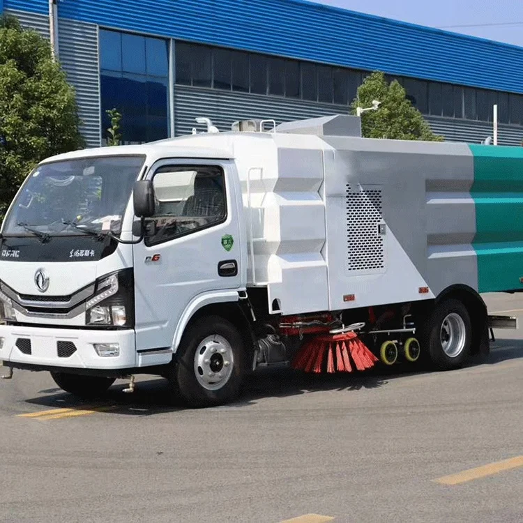 Hot sales the source manufacturer sells 5 cubic dongfeng road sweeper