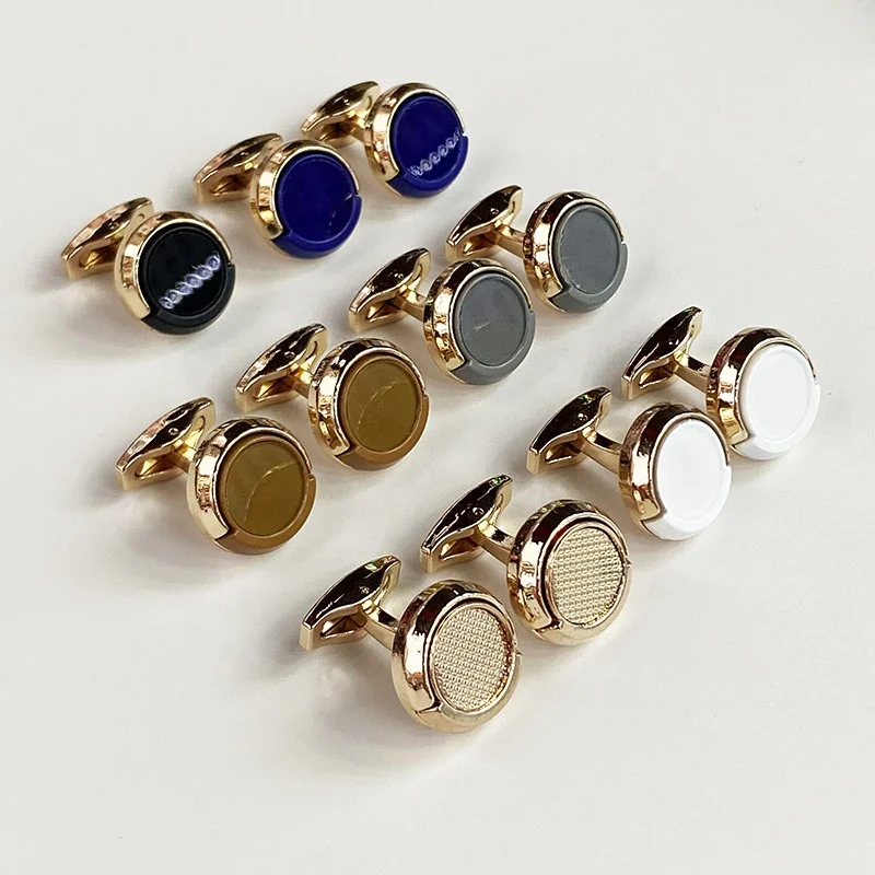 French shirt sleeve Luxury Tuxedo Cufflinks  Business Men For Engagement  Gift