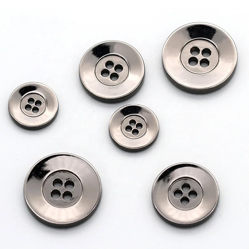 4 Holes Alloy Sewing Buttons High-Quality Wholesale Metal Hand Sewing Button for T-shit  Jeans and Men Short jeans