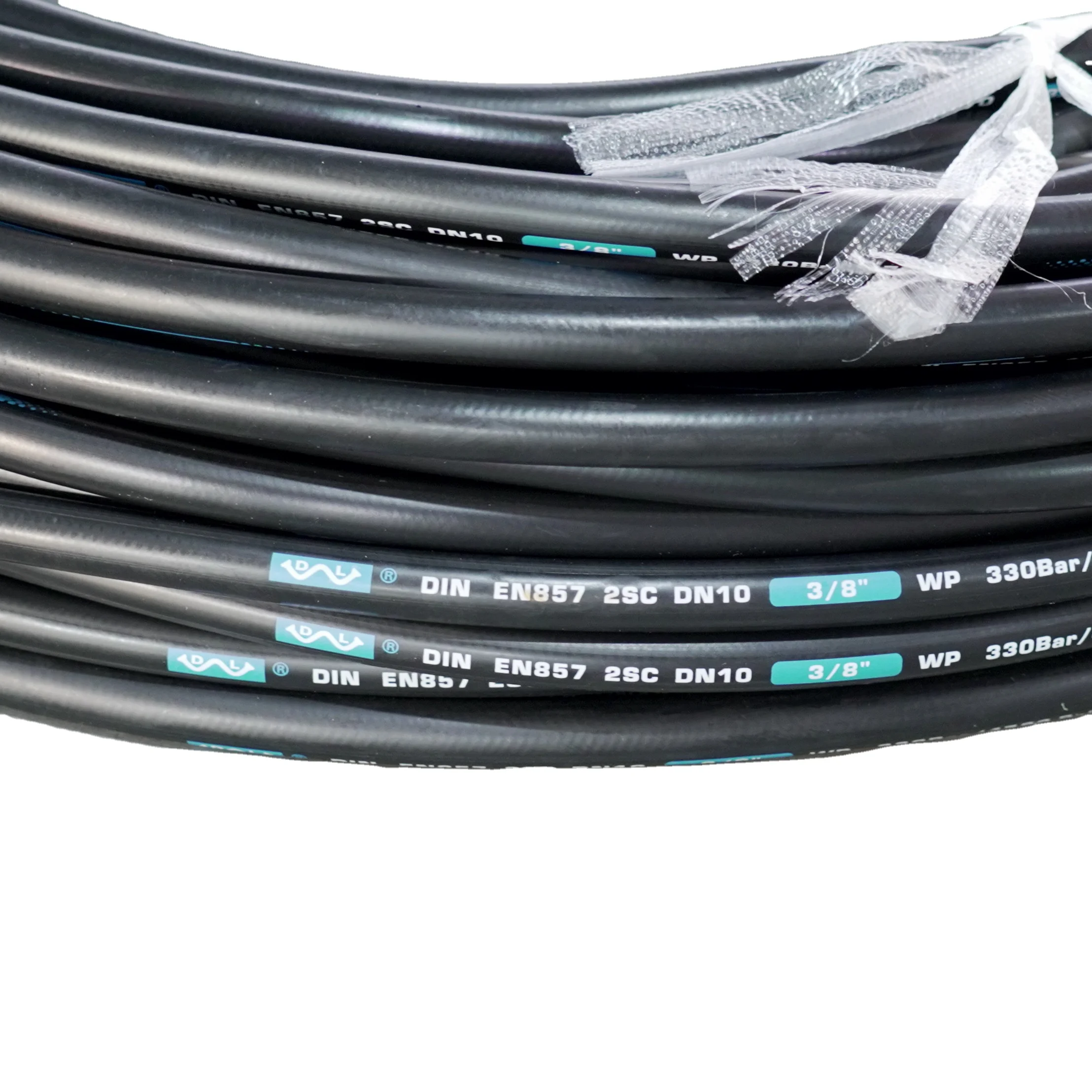 1 Inch Pipe SAE 100 R1AT with Fittings Manufacturer Black Grey Orientflex ISO API Accept Hydraulic Hose High Pressure Rubber