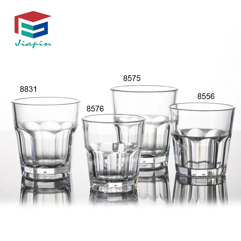 4.5oz PC Clear rock glass plastic tumbler 125ml cocktail beer plastic cup