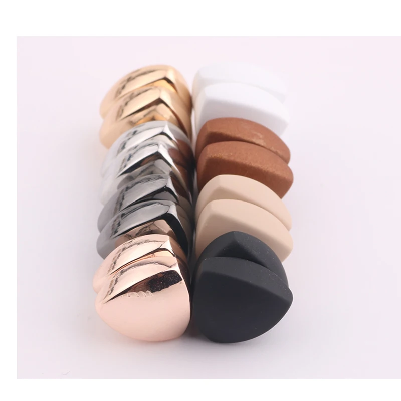 Factory wholesale custom many colors safety scarf triangle shape hijab accessories pins muslim magnets brooch magnetic hijab pin