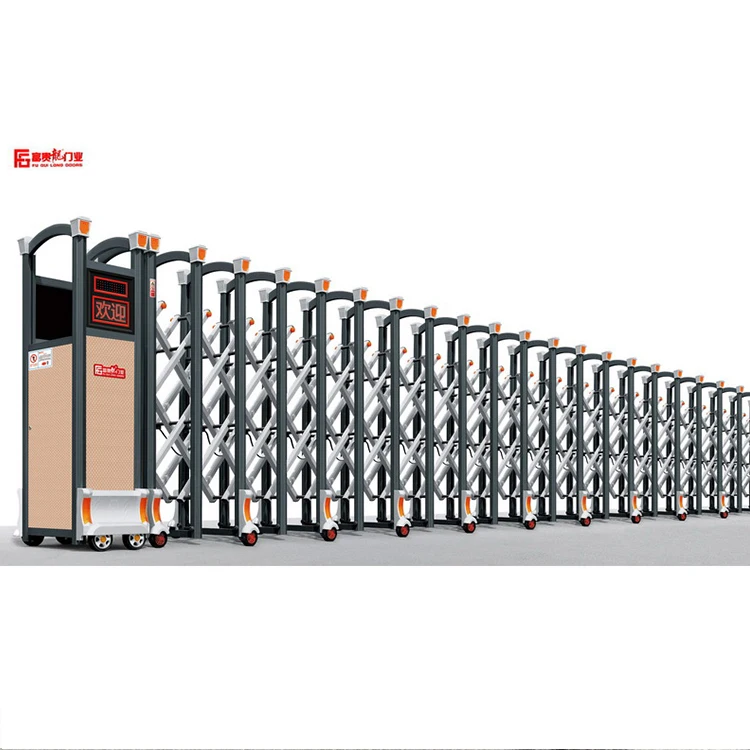 Разный дизайн, алюминиевые складные Заводские ворота, более стильные Автоматические Алюминиевые выдвижные двери