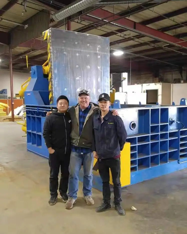 No.1 Copper shavings compress baling  press machine with Video technical support and CE