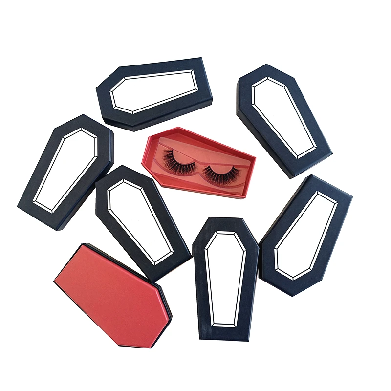 Гроб lashes черный lashbox 3d 5d норковые lashses с упаковкой гроб ресниц упаковка