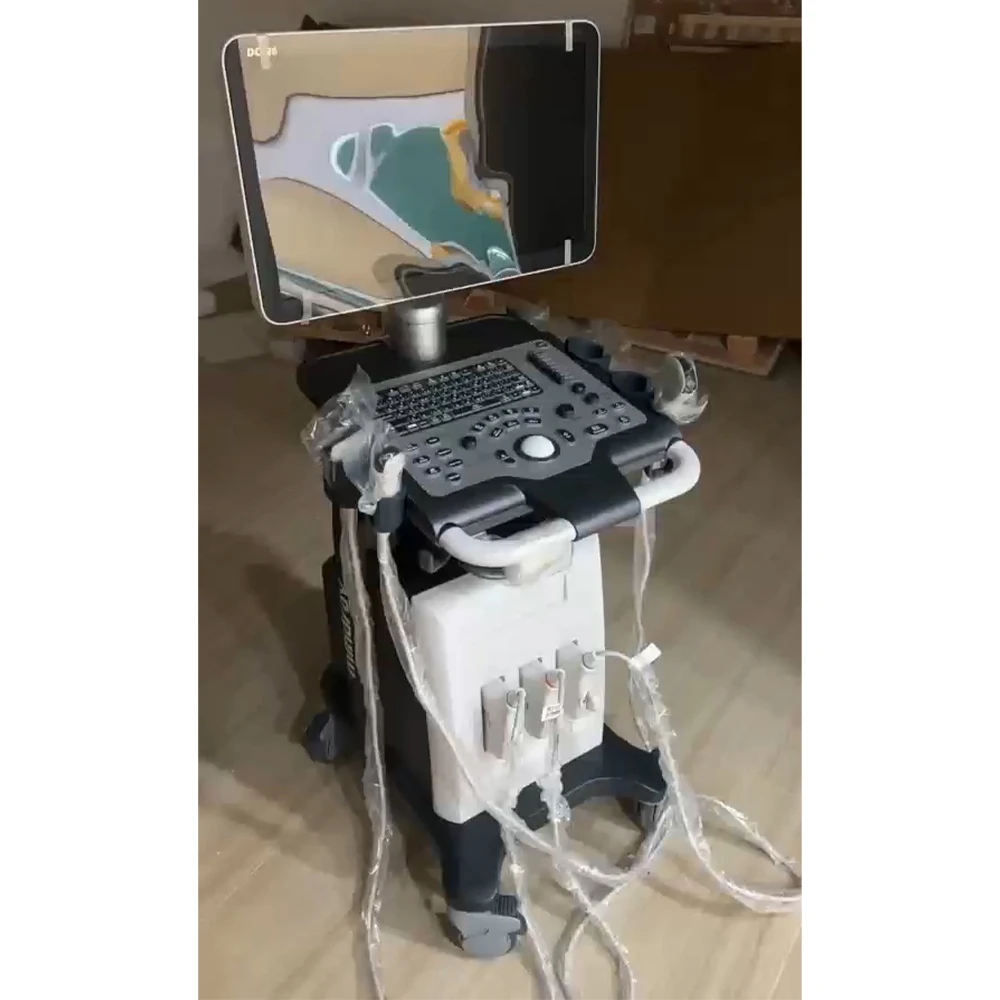 3D Mindray DC-26 Medical Ultrasound Machine Ecografos Trolley Color  Doppler Ultrasound Machine