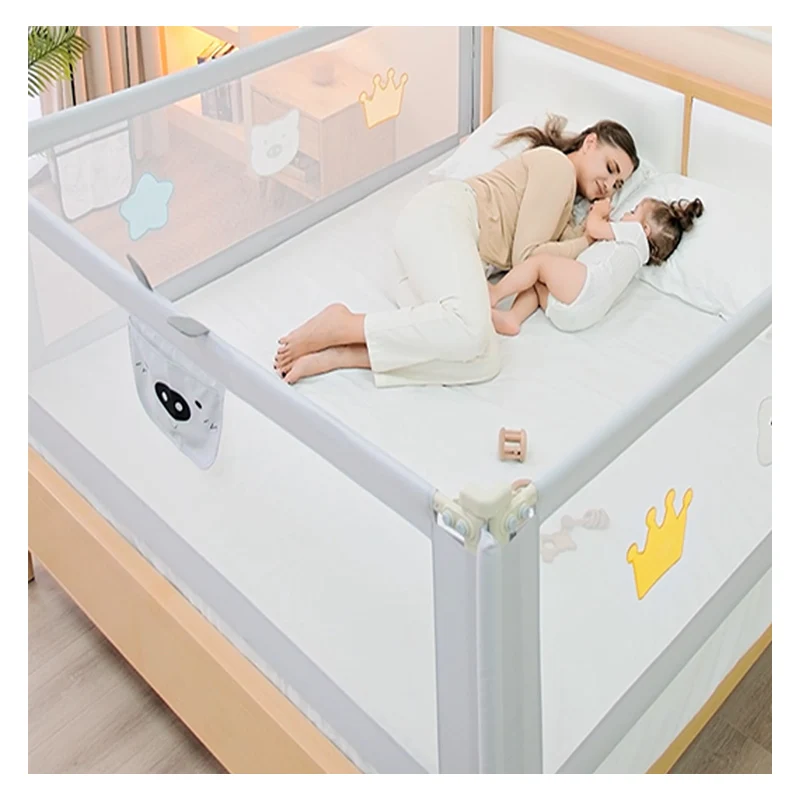 Baby Bed Fence Adjustable Vertical Lifting Bed Rail Customization Size Available Bed Safety Guard Rail For Baby