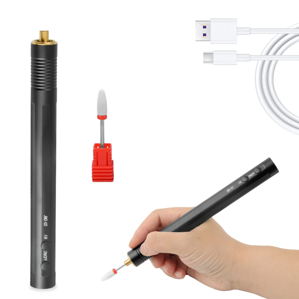 15000RPM Electric Nail Drill Machine Set Electric Manicure Machine Sets Accessory  Ceramic Nail Drill Bit Nail Tools