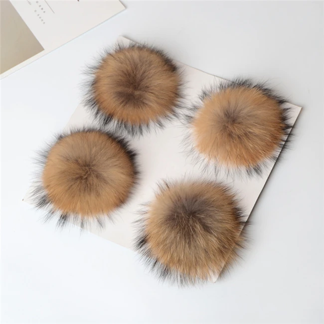 19cm Pompones Natural Color Pompoms