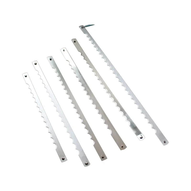 Ultrasonic Scalloped Serrated Bow Bread Knife Blade