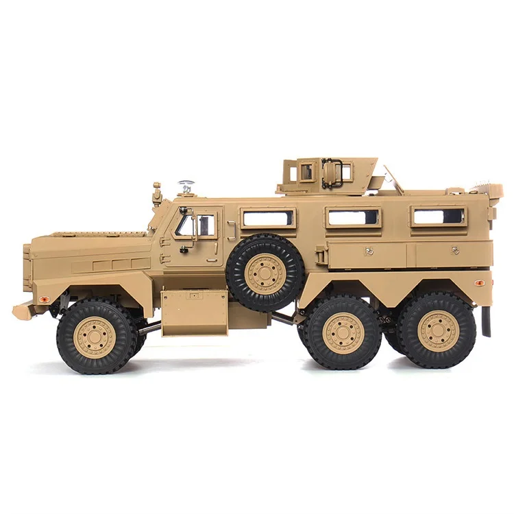  HengGuan TRASPED HG P602 Модернизированный 1/12 6x6 Explosion Truck U.S Military Cougar 2 4G 6WD 16CH электрический RC модель
