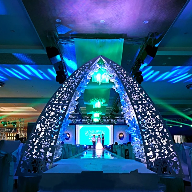 
Wedding Stage Backdrop Hot-selling Metal Arch Decoration Backdrop Wedding Supplies 