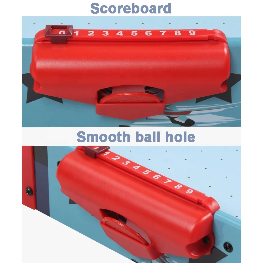 Popular wood tabletop ice hockey game sport toy MDF hockey table indoor family game wooden ice hockey toy for kids