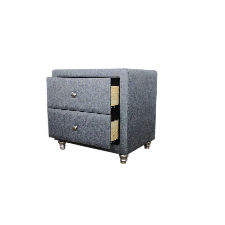 Wholesale home funiture with drawer wooden night table bedside cabinet modern design bedside table