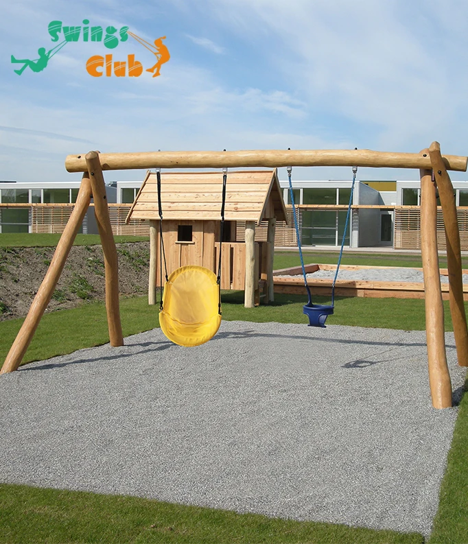 
Outdoor backyard fabric swing adjustable Children net toy swing 