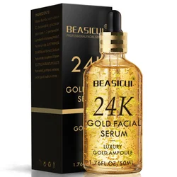 NEW High Quality Whitening Product 24k Gold Serum Hyaluronic Acid Nano Korea Skin Care Anti Aging Serum Productos De Belleza