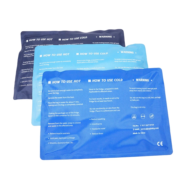 Reusable Hot Cold Compress Therapy Gel Pack Soft Ice Pack Physical Therapy  Medical Hot Cold Gel Ice Pack Wrap for Pain Relief