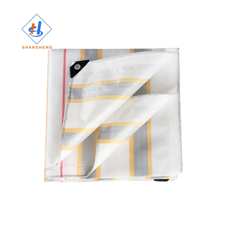 Hdpe Tarpaulin Sheets 250gsm Poly Tarpaulin Khaki 10mx10m Beige White Pe Tarpaulin
