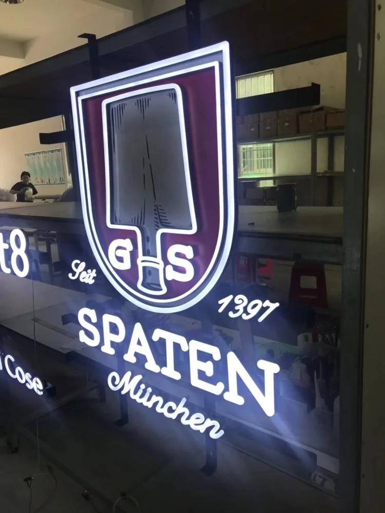 Oem china suppliers 12VDC 3d company logo retro custom led neon sign acrylic led neon letter display led sign light