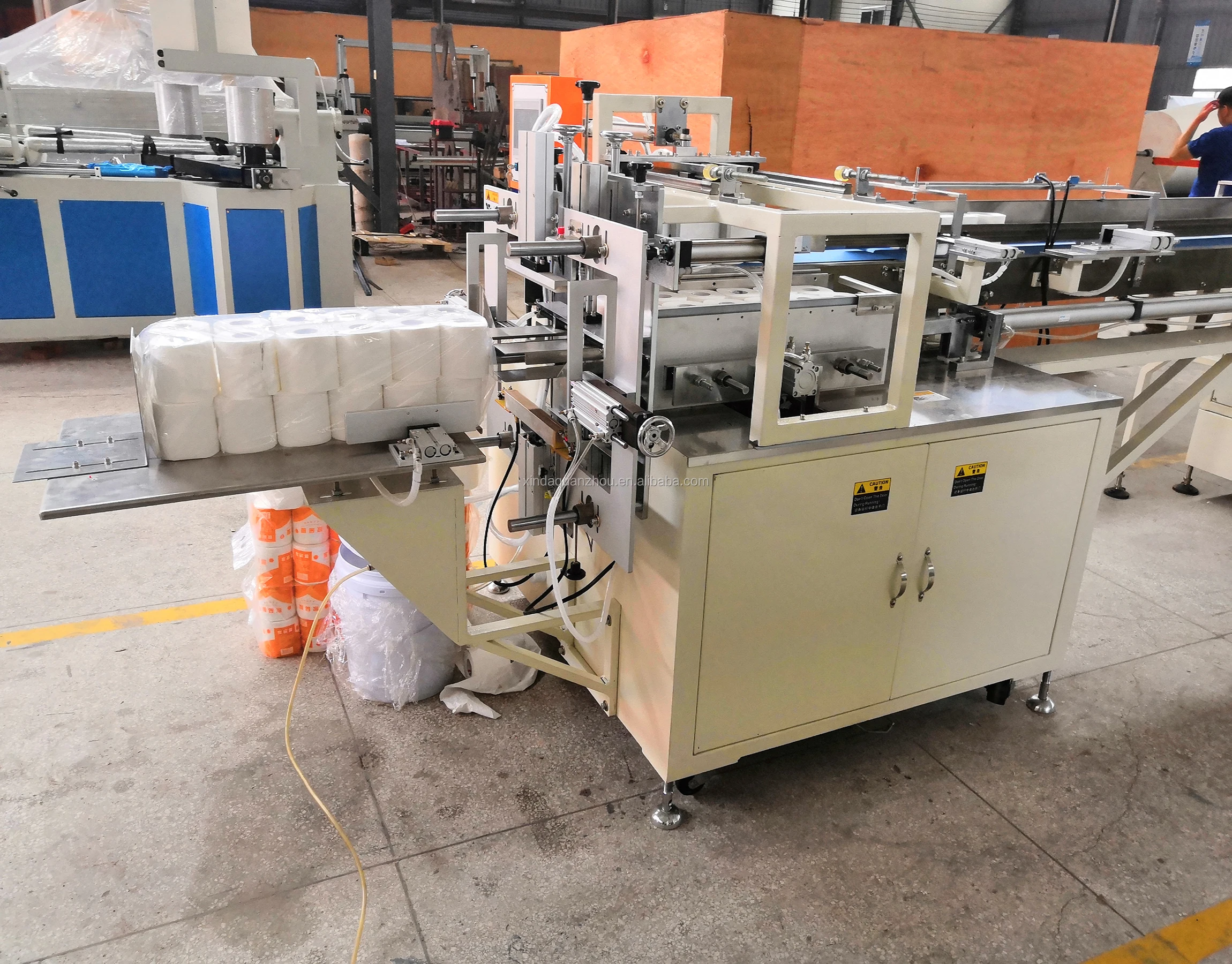 Automatic toilet paper kitchen towel paper machine production line