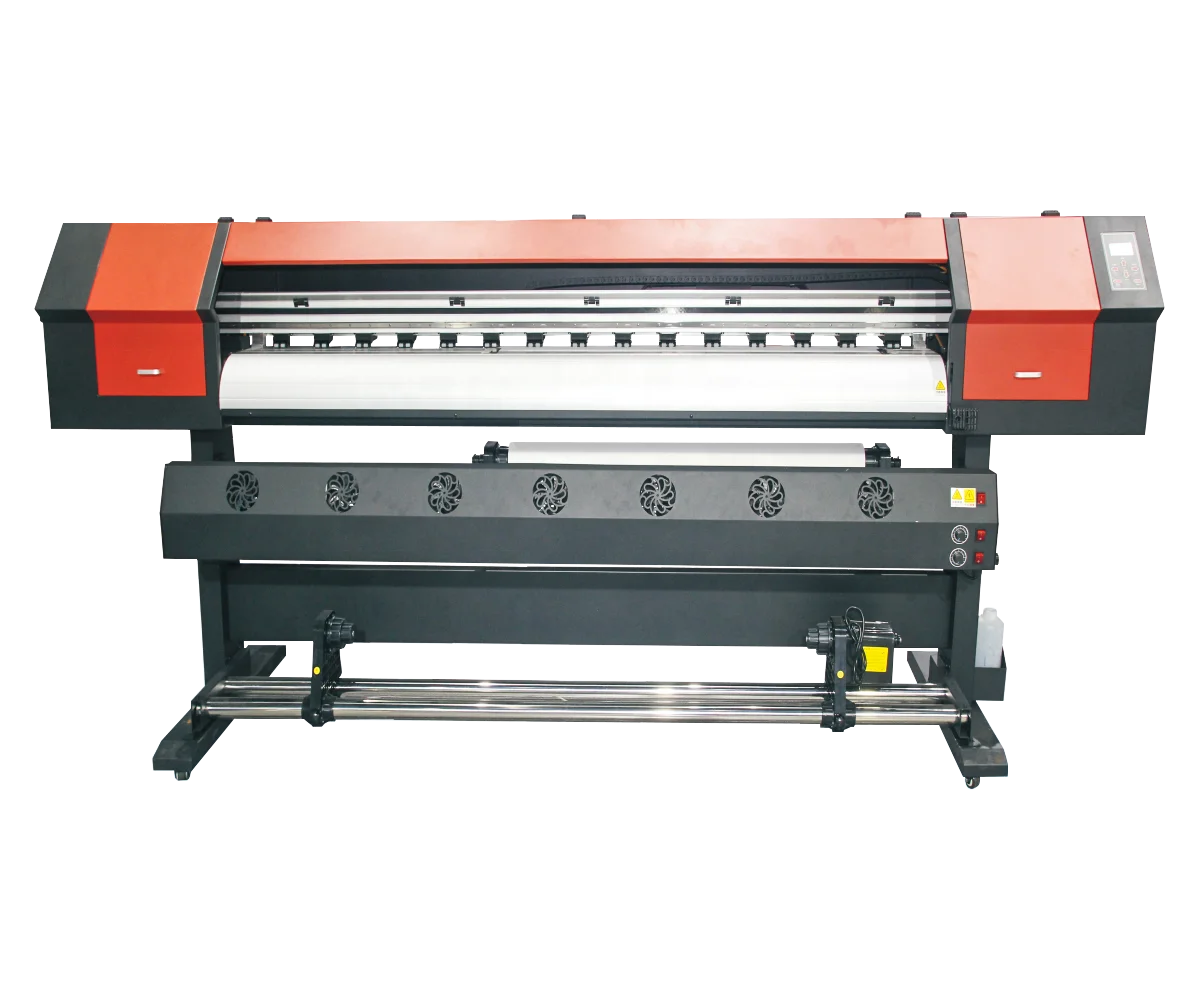 large format eco solvent printer with 1.8m format  high quality eco solvent inkjet printer xp600 eco solvent printer
