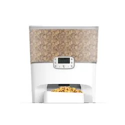 electronic auto smart wifi automatic dog cat pet feeders app dual double bowl for cat and dogs