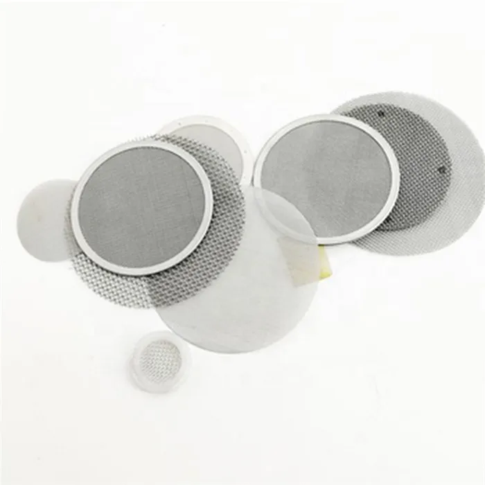 4' ultra thin filter kitchen 304 stainless steel metal mesh disc filters