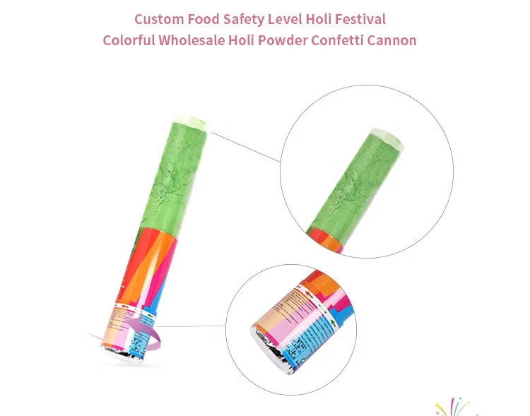 Newest Product Smoke Bomb Color Powder Gender Reveal Confetti Powder Cannon