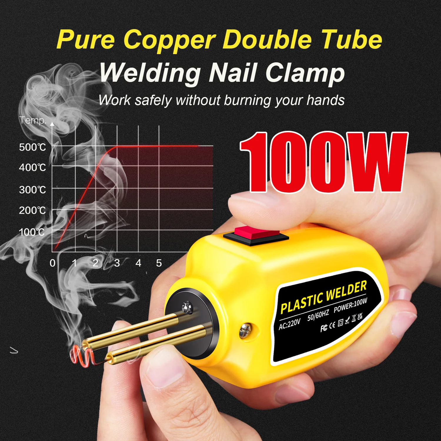 JOY hot selling car bumper repair machine plastic welding machine plastic repair tool plastic welding gun welding nail machine