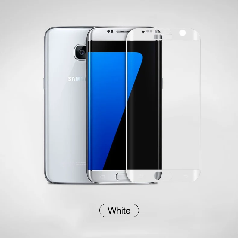 
3D Full Cover Premium Tempered Glass For Samsung Galaxy S6 S7 Edge Plus Screen Protector HD Protective Film 